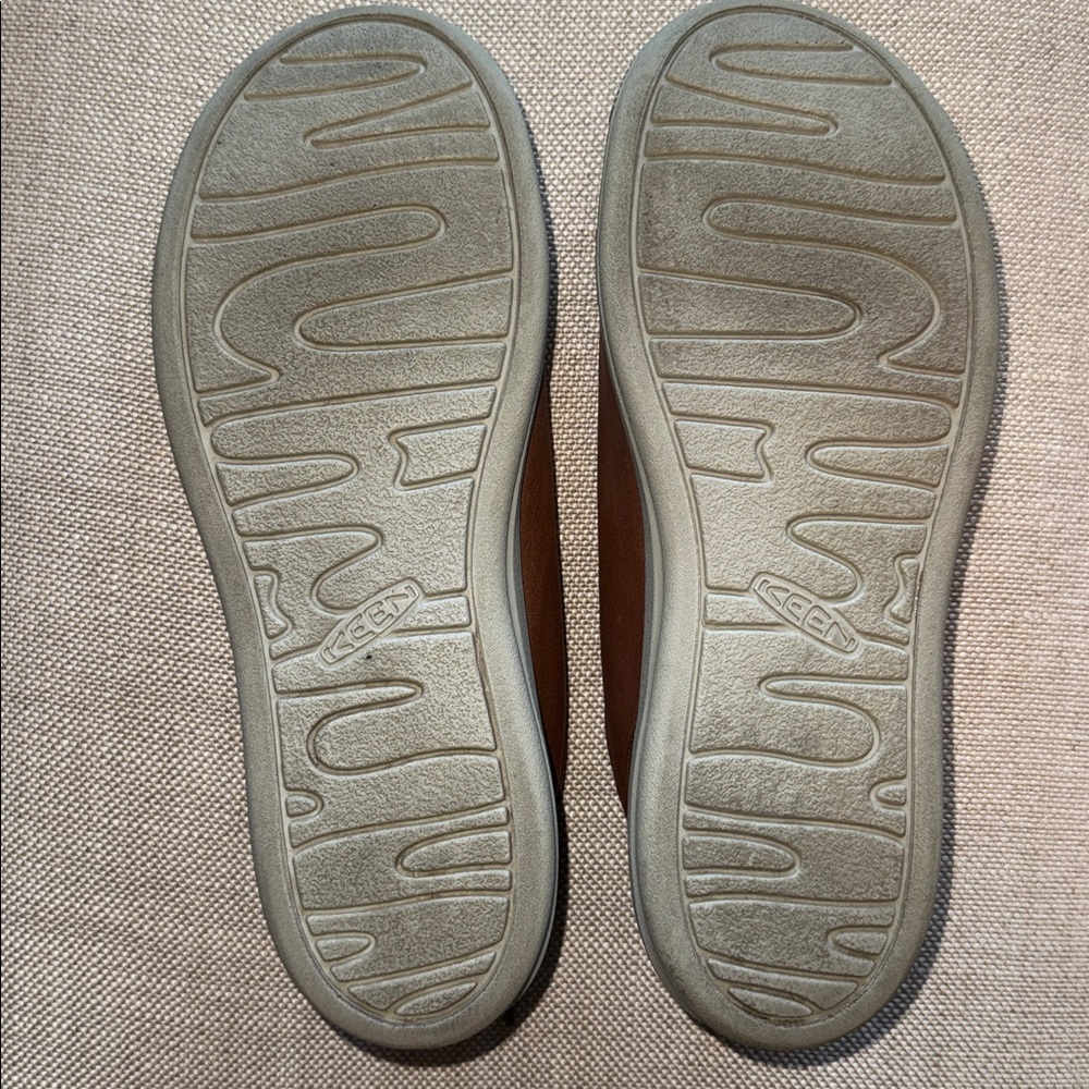 Keen Lorelei Tan Leather Woman’s Size 8.5 Shoes - Picture 7 of 11